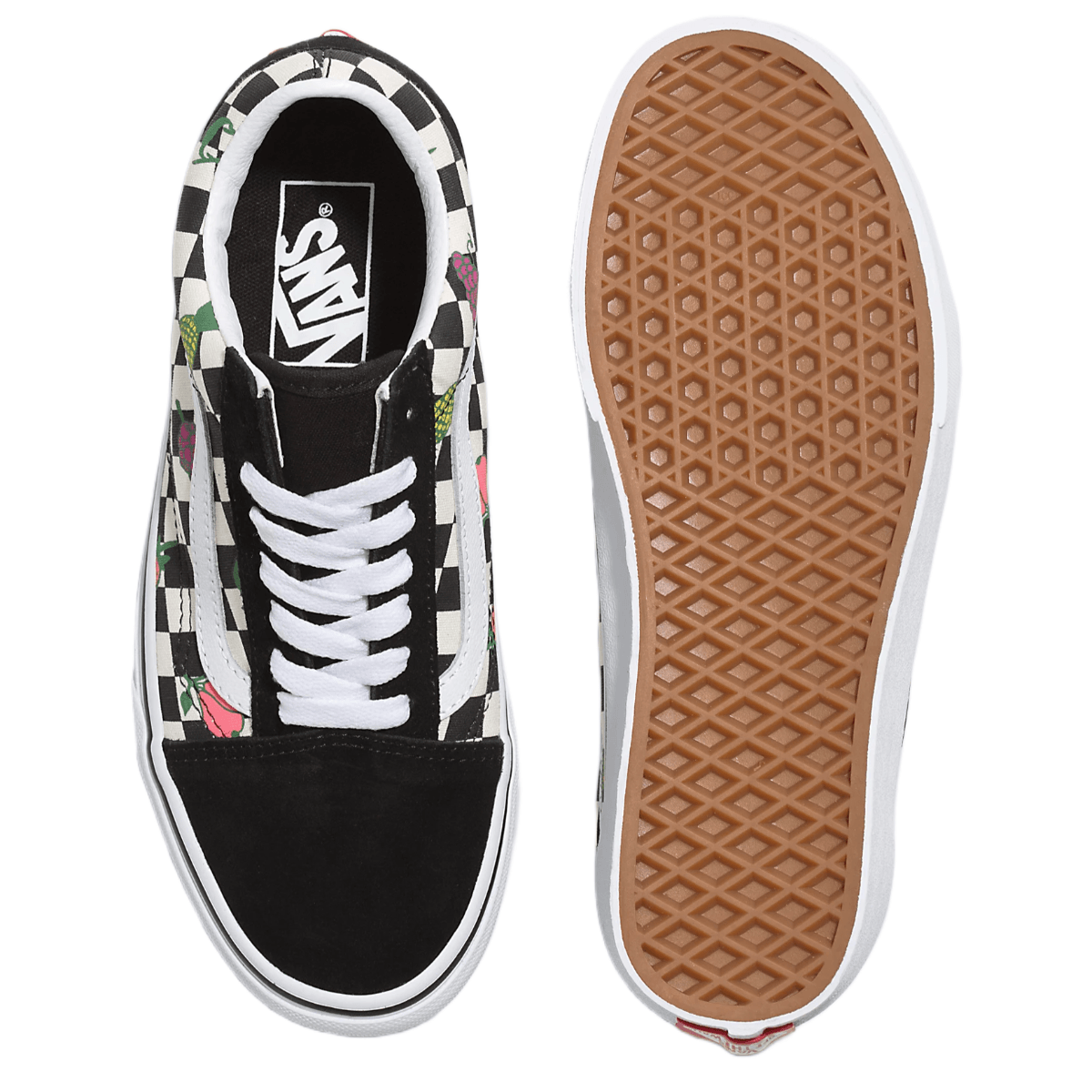 Vans Old Skool FRUIT CHECKERBOARD BLACK/WHITE 