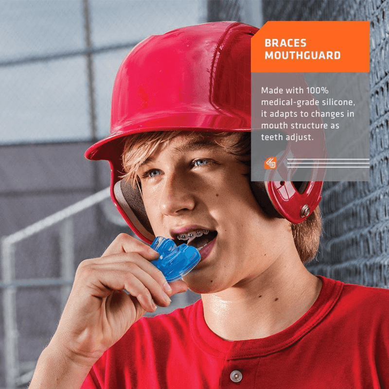 Shock Doctor Strapless Braces Mouthguard Youth