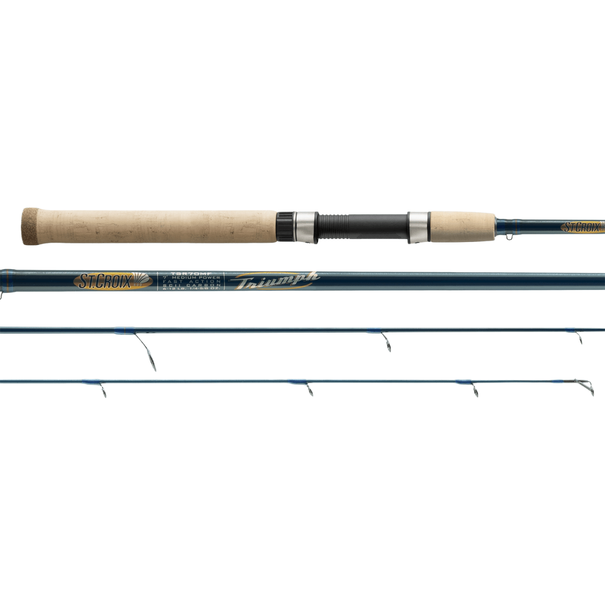 St. Croix Triumph Spinning Rod Fast 6ft 6in 2 Piece Medium - Al's Sporting  Goods: Your One-Stop Shop for Outdoor Sports Gear & Apparel