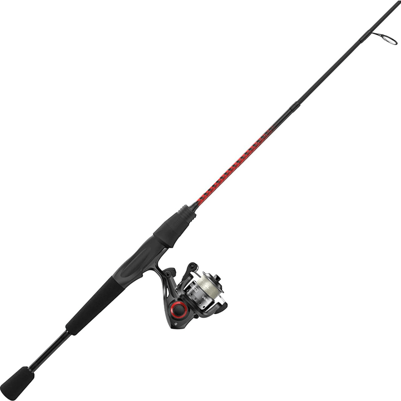 Zebco Verge Spinning Rod and Reel Combo | Rubber