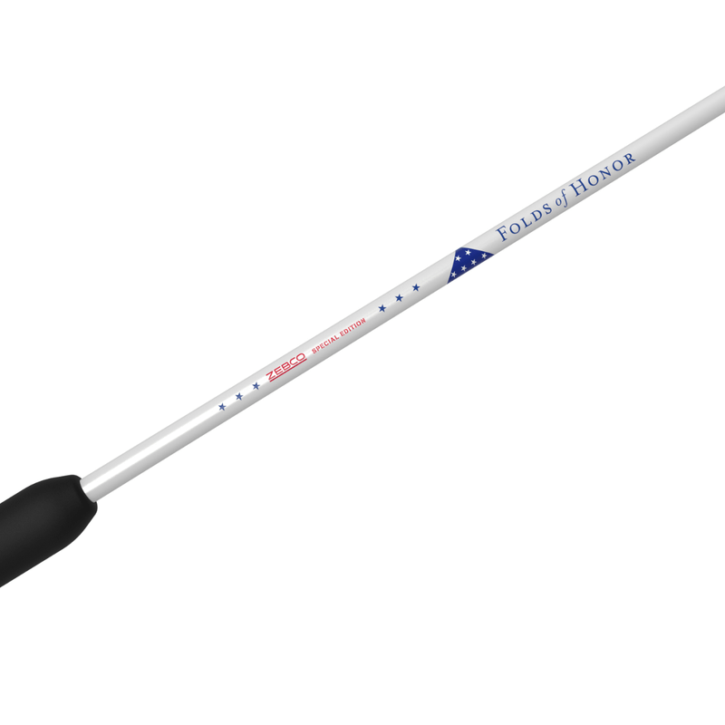 Zebco Folds of Honors Spin Fishing Rod and Reel Combo 