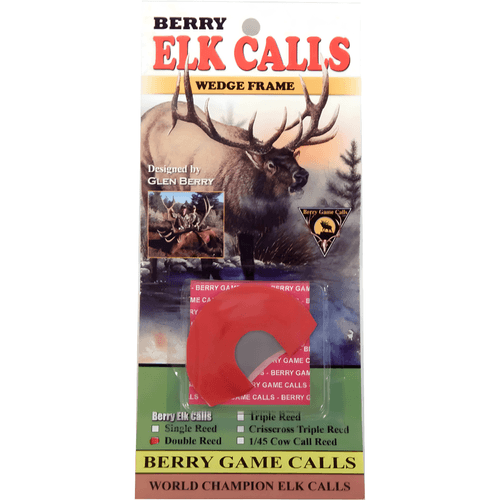 Berry Game Calls Wedge Frame Double Reed Elk Call