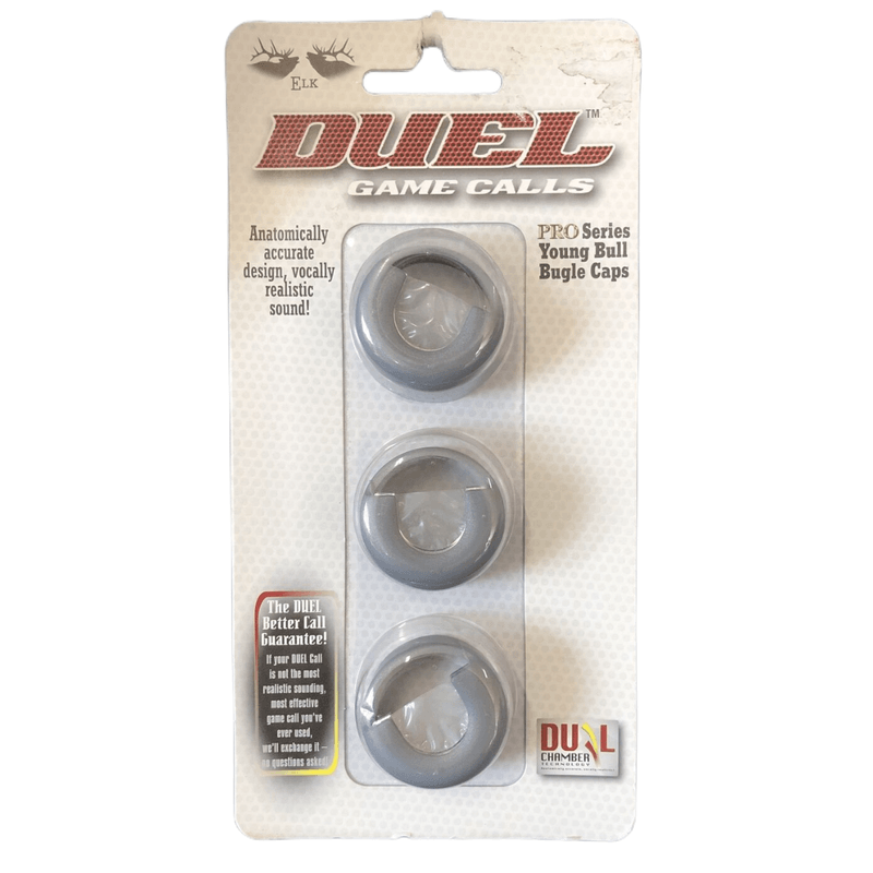 Duel Game Calls Pro Series Replacement Bull Bugle Cap (3 Pack)