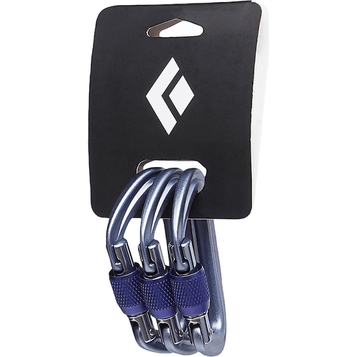 Black Diamond LiteForge Screwgate Carabiner (3 Pack)