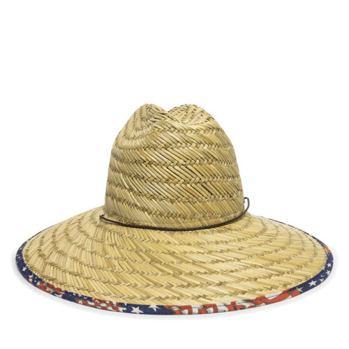 Outdoor Cap Lifeguard USA Straw Hat - Men's