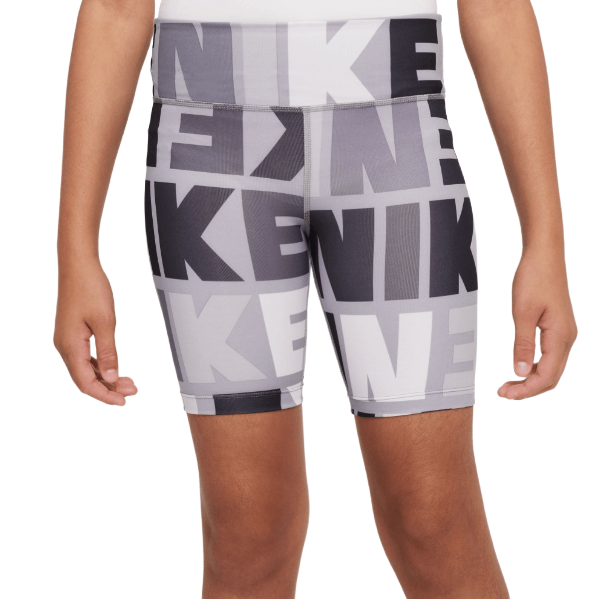 NIKE-C G NK DF ONE BKE SHRT LOGO PRNT - Lt Smoke Grey / Black / White.jpg