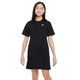 Nike Sportswear T-Shirt Dress - Girls' - Black / White.jpg