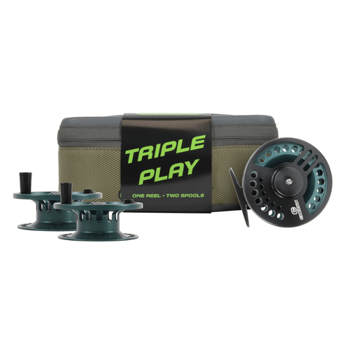 Cheeky Sighter Triple Play Fly Reel And Spool Bundle