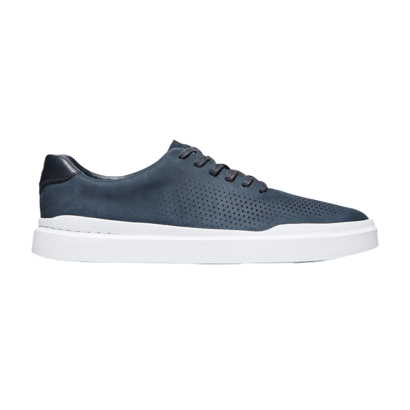 Cole Haan Grandpro Rally Laser Cut Shoe - Men's - Navy Ink Nubuck.jpg