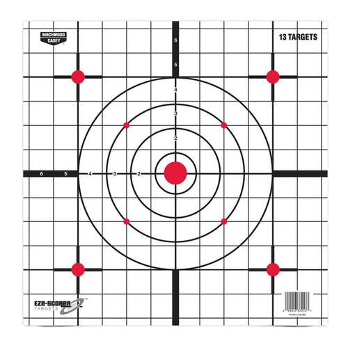 Birchwood Casey Eze-Scorer Sight-In 12" Paper 13 Target