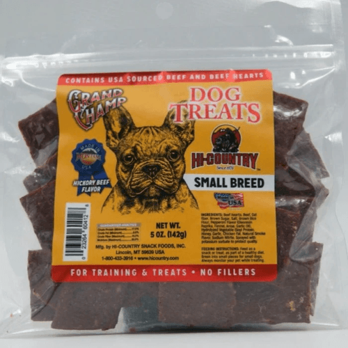 Hi Country Snack Food Hickory Beef With Hearts Grand Champ Dog Treat