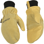 Kinco Lined Heavy-duty Premium Grain & Suede Pigskin Ski Mitt W/ Omni-Cuff - Men's - Wheat.jpg