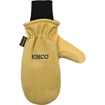 Kinco Lined Heavy-duty Premium Grain & Suede Pigskin Ski Mitt W/ Omni-Cuff - Men's - Wheat.jpg