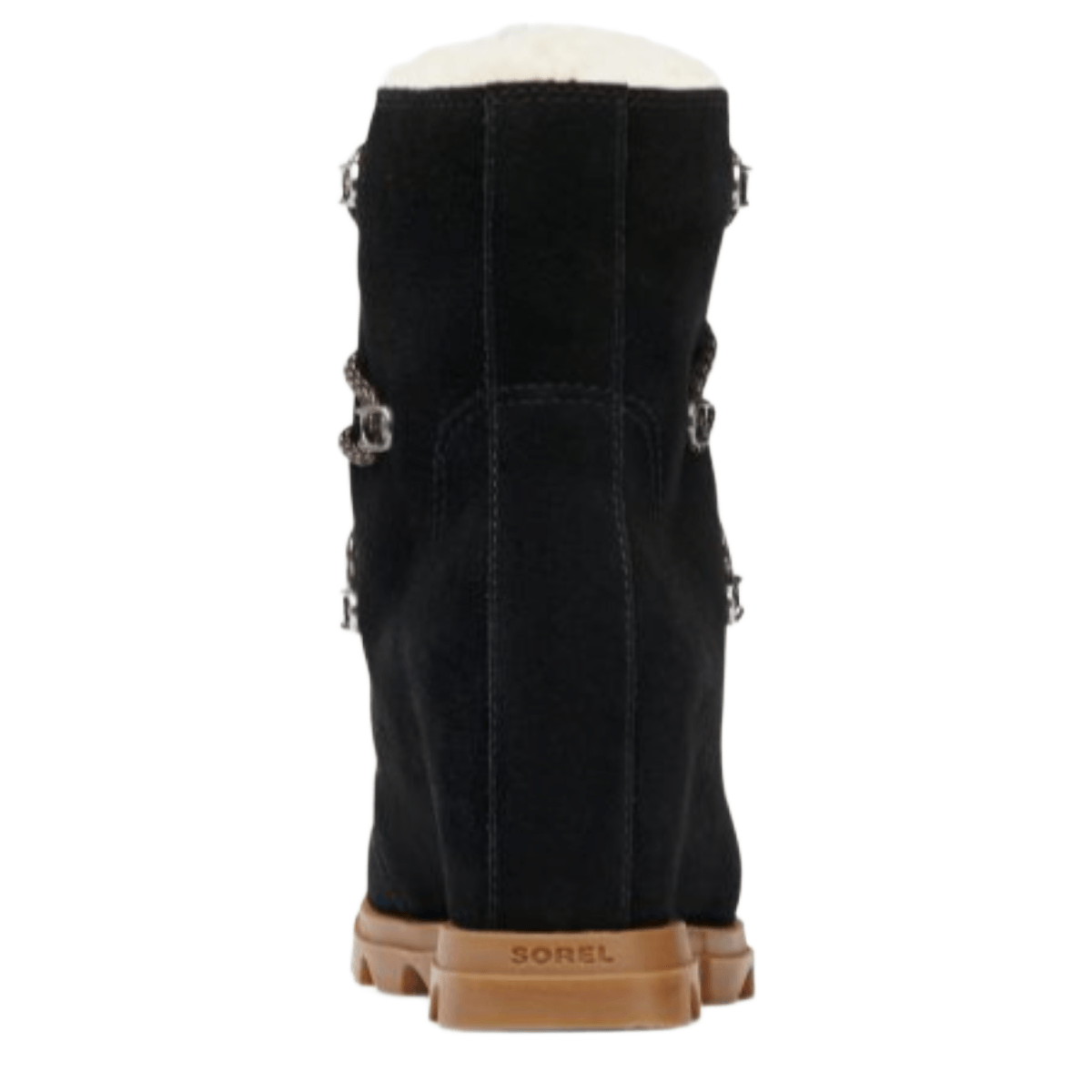 Sorel joan of discount arctic wedge shearling black