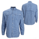 Paramount Outdoors EAG Elite Long Sleeve Button Down Fishing Shirt - Men's - Blue Gingham.jpg