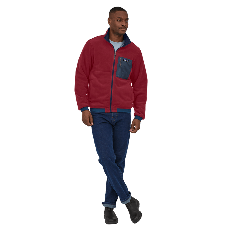patagonia jacket mens red