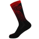 Warrior Lazer Crew Sock - Black / Red.jpg