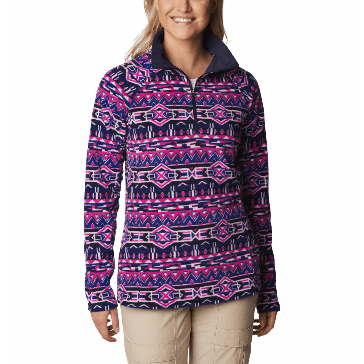 Columbia Women's Glacial IV Print Half Zip