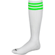 Pro Feet 3 Striped Polypropylene Soccer Sock - Men's - White / Neon Green.jpg