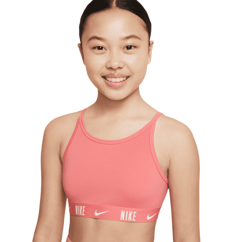 Nike Girl's Trophy Sports Bra - Black/Black/White (CU8250-010