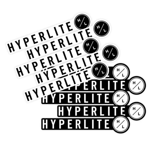 Hyperlite HL Brand Sticker 14"