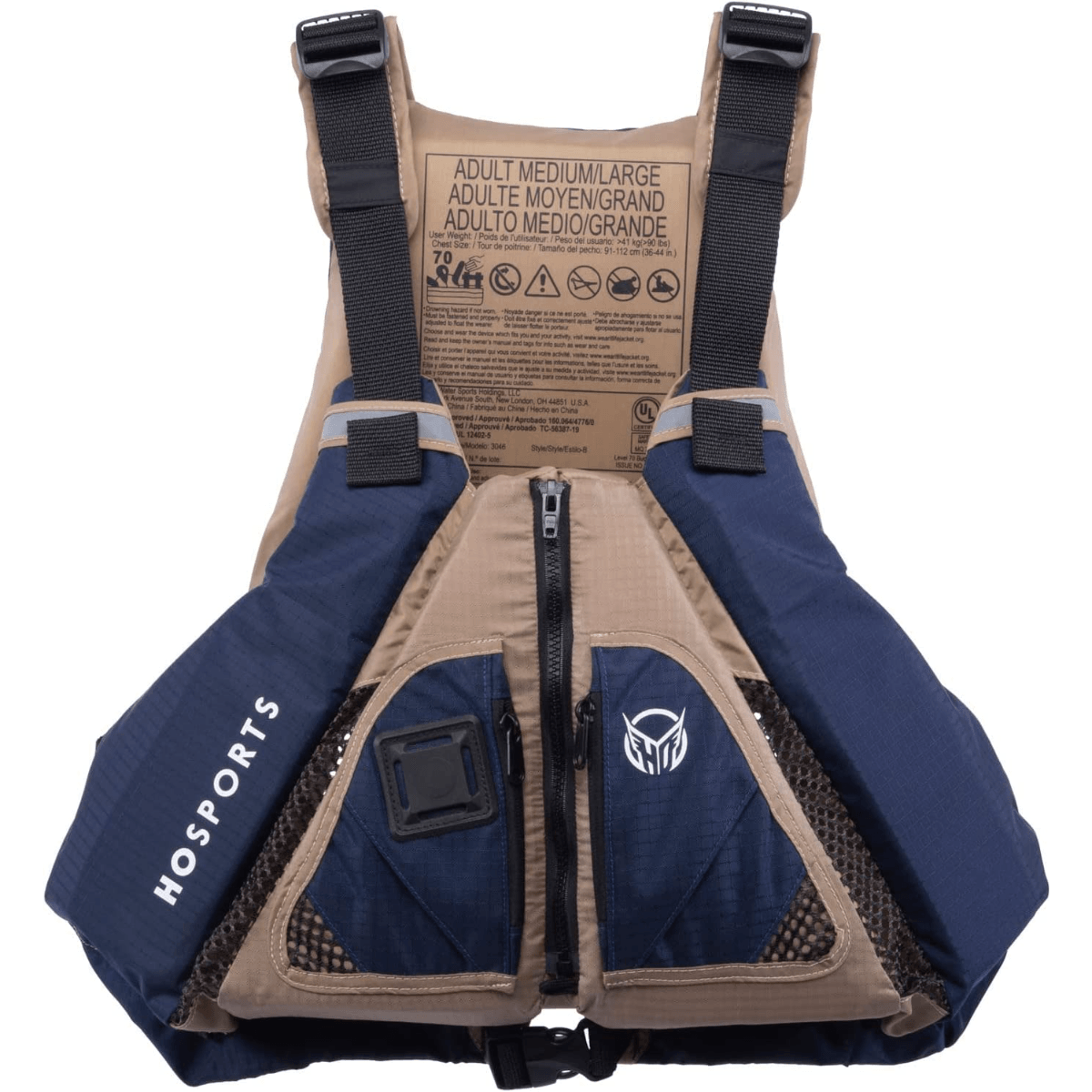 H.O.SK ATLAS NYLON PADDLE VEST - Tan / Blue.jpg