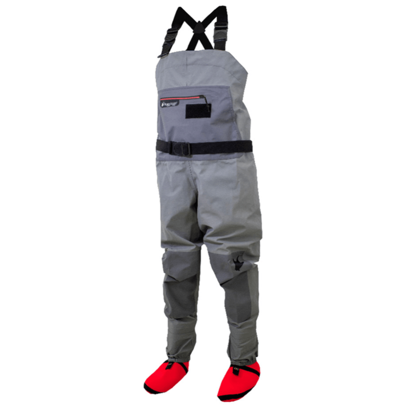 Frogg Toggs Hellbender Pro Stockingfoot Chest Wader - Youth Gray M