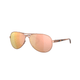 Oakley Feedback Sunglasses - Women's - Satin Rose Gold / Prizm Rose Gold.jpg