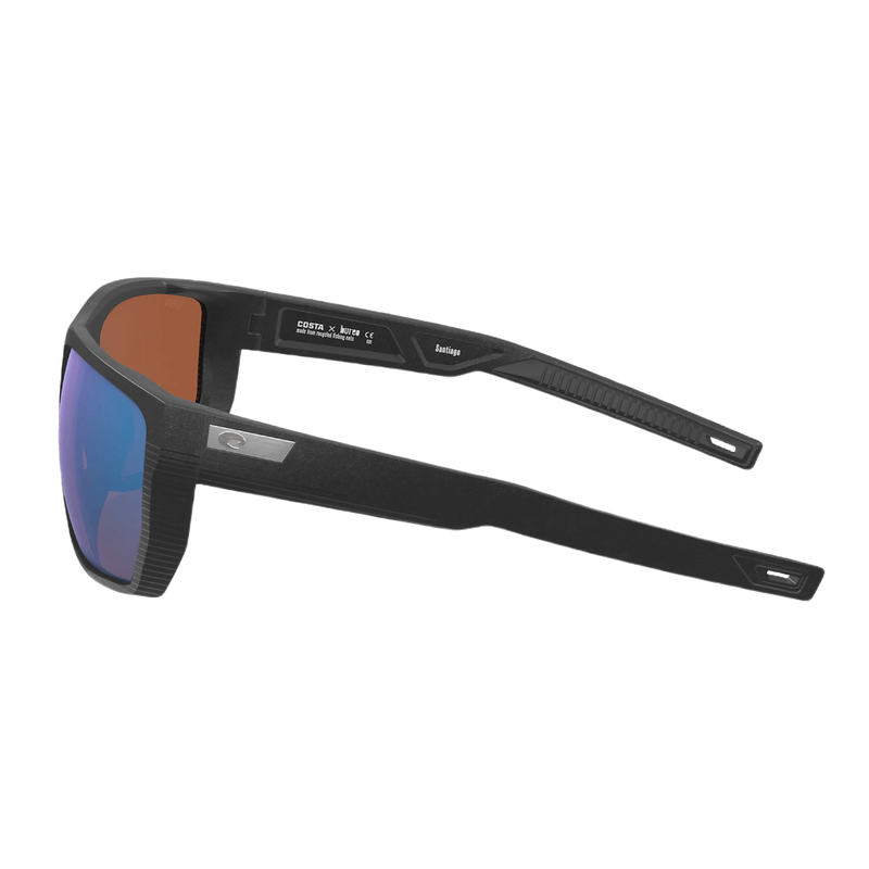 Costa Del Mar Santiago Sunglasses, Black/Green Mirror