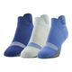 Under Armour Breathe No Show Tab Sock - Women's (3 Pack) - Bajablue / Graymist / Halogray.jpg