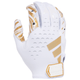 adidas AdiZero 13 Receiver Glove - Men's - White / Metallic Gold.jpg