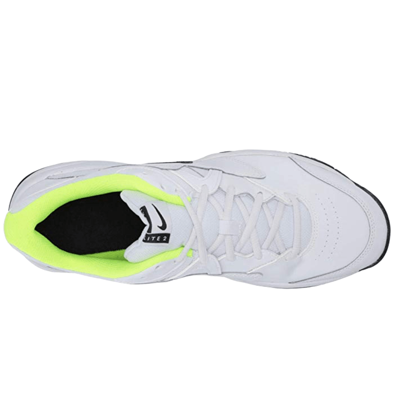  NIKE Men's Nike Court Lite 2 Shoe, white/black - white, 8.5  Regular US