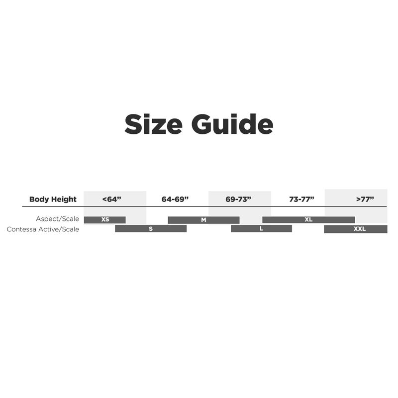 Scott mountain deals bike size chart