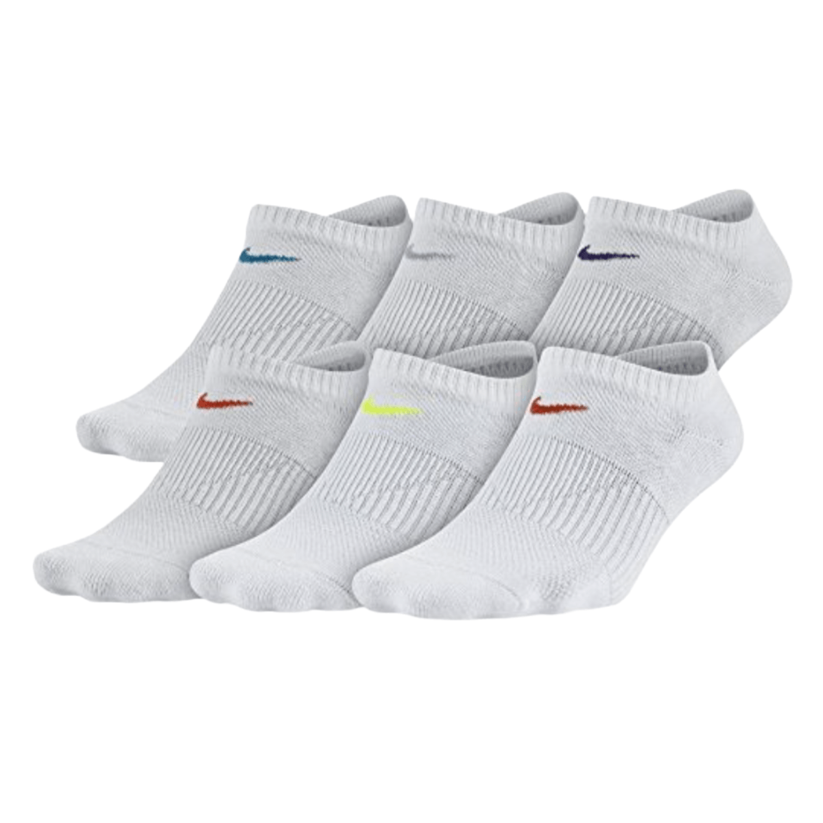 Nike Everyday Lightweight No Show Training Sock Women s 6 Pack Als