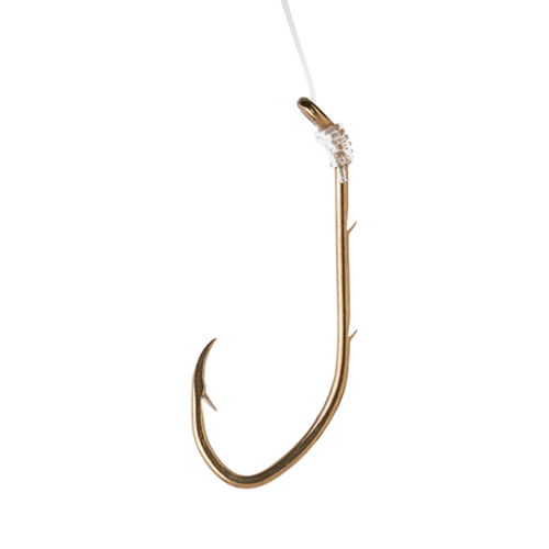 Eagle Claw Pro-V Bend Snelled Baitholder Hook