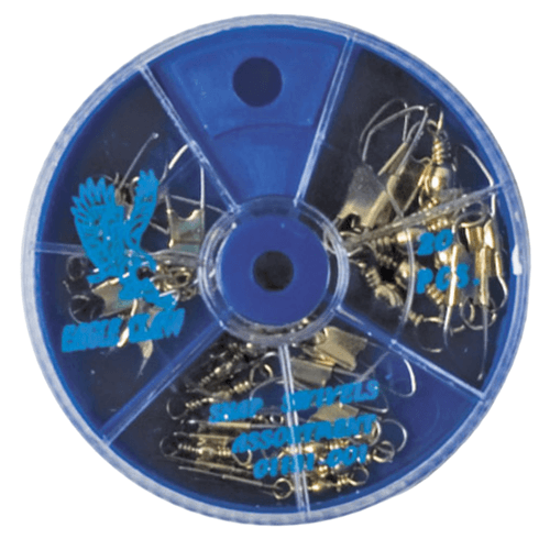 Eagle Claw Barrel Swivel with Safety Snap