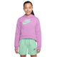 Nike Sportswear Club Fleece Hoodie - Girls' - Violet Shock.jpg