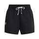 Under Armour Rival Terry Short - Women's - Black / White.jpg