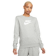Nike Sportswear Club Fleece Logo Crew-Neck Sweatshirt - Women's - Dark Grey Heather.jpg