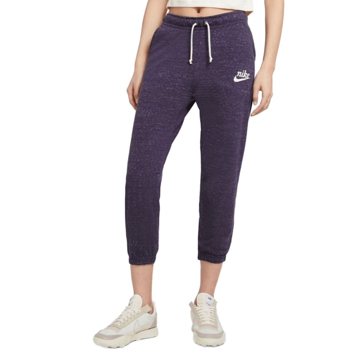 Nike Women's Plus Size Gym Vintage Capri Pants, Purple, 1X