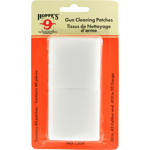 Hoppe's Synthetic Gun Cleaning Patches (40)