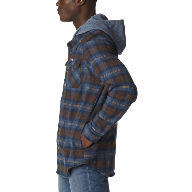 Columbia men's flare gun flannel online hoodie