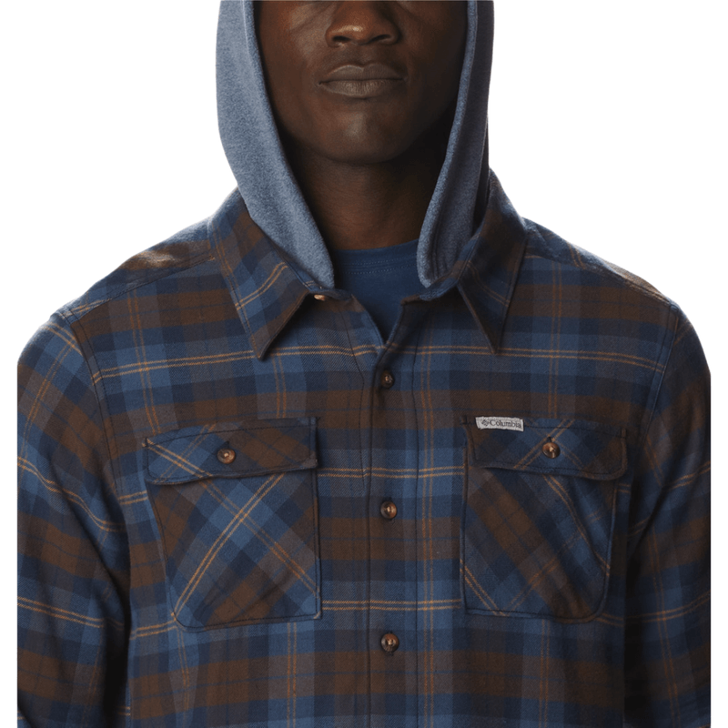 Columbia store hooded flannel