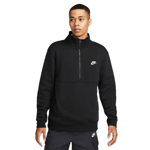 Nike Club Brushed-Back Half-Zip Pullover - Men's