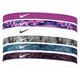 Nike Athletic Printed Headbands Assorted - 6 Pack - Women's - Active Fuchsia / Photon Dust / Cosmic Fuchisa.jpg