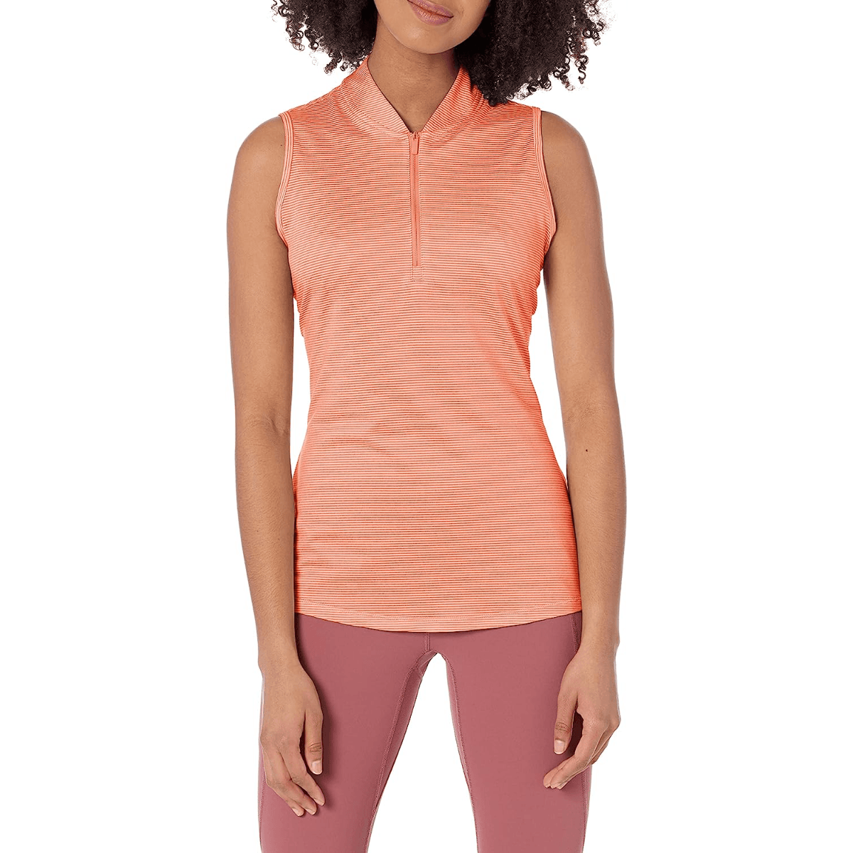 ADIDAS W STANDARD OTTO POLO - Coral Fusion / White.jpg