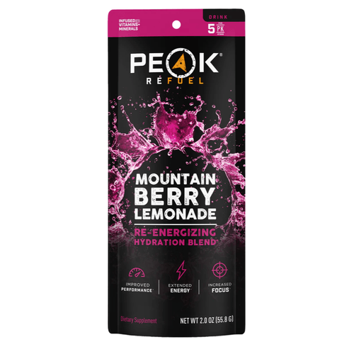 Peak Refuel Mountain Berry Lemonade Re-Energizing Drink Sticks