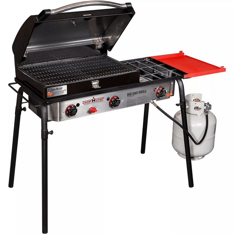 Camp Chef Big Gas 3 Burner Portable Propane Gas Grill Als