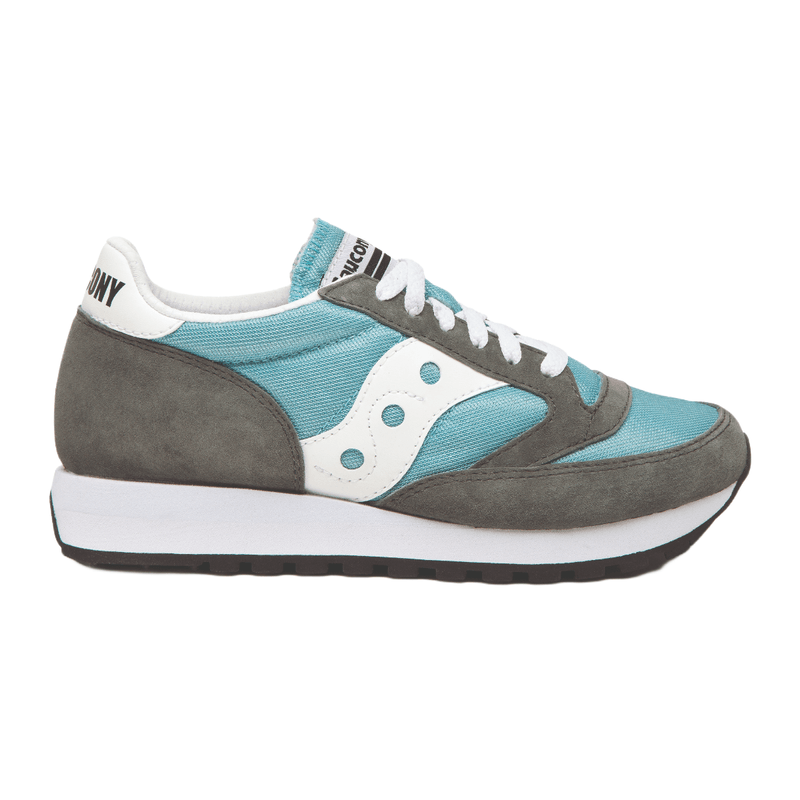 Saucony jazz hotsell grey white