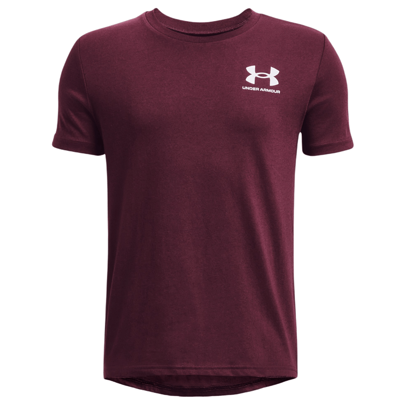 Under-Armour-Sportstyle-Left-Chest-Short-Sleeve-Shirt---Boys----Dark-Maroon---White.jpg